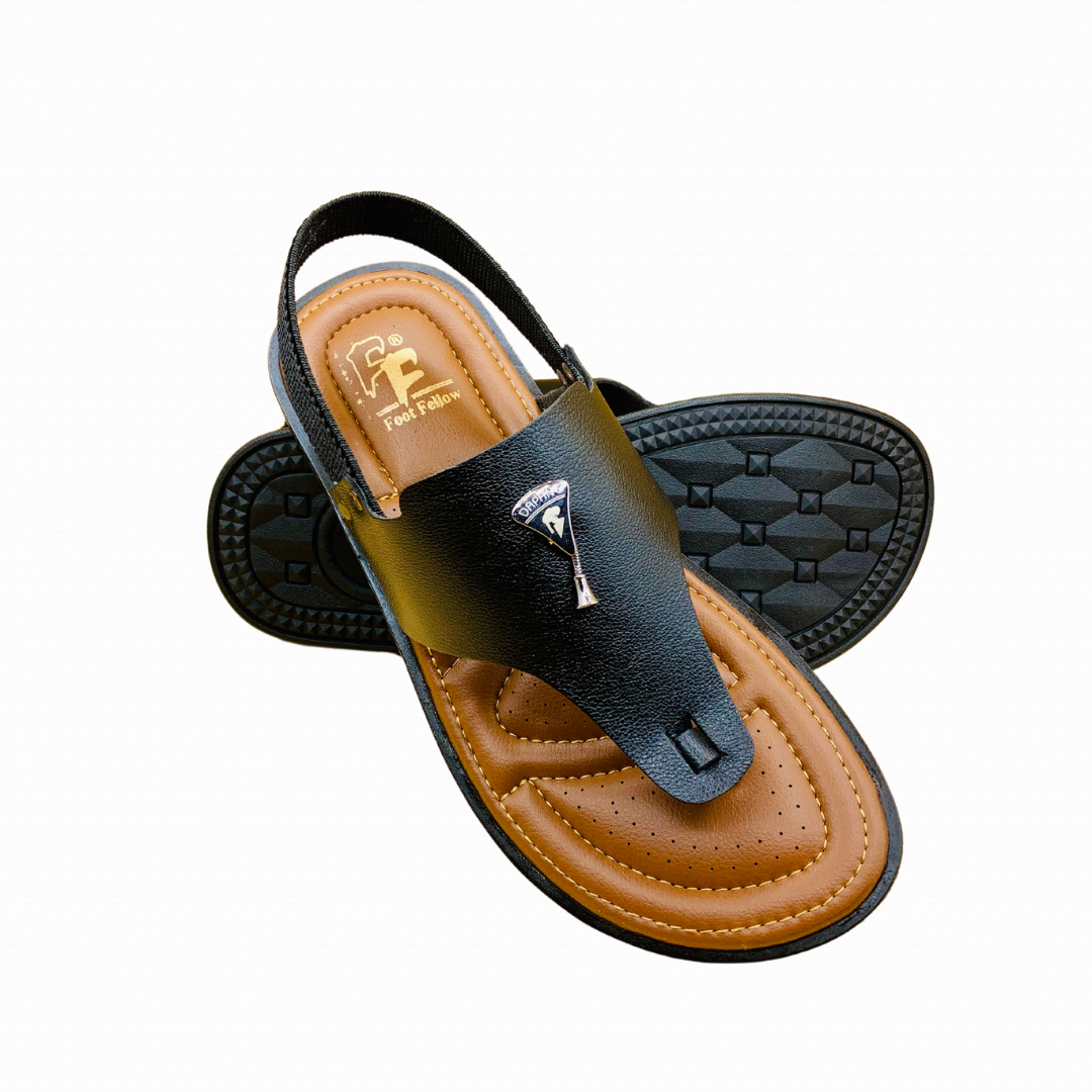 Stride Men's Black Sandals