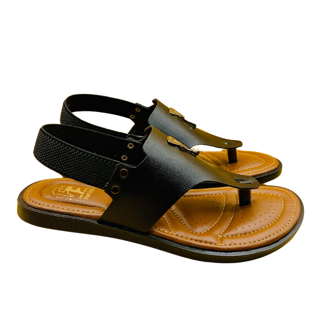 Stride Men's Black Sandals