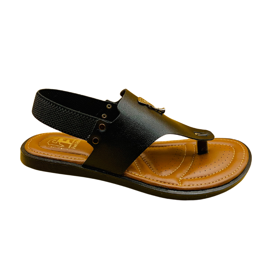 Stride Men's Black Sandals