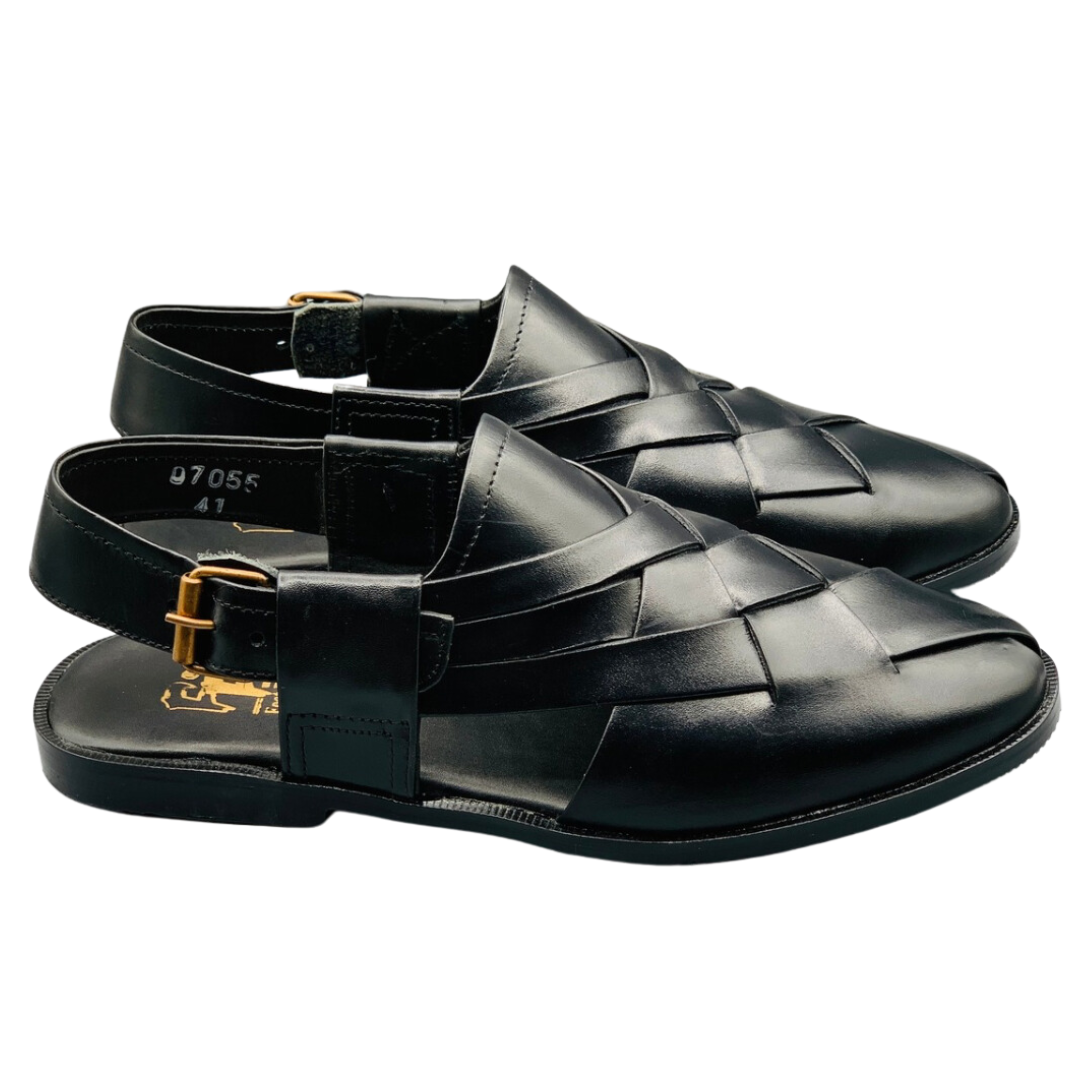 Pure handmade criss cross peshawri chappal FF-07055