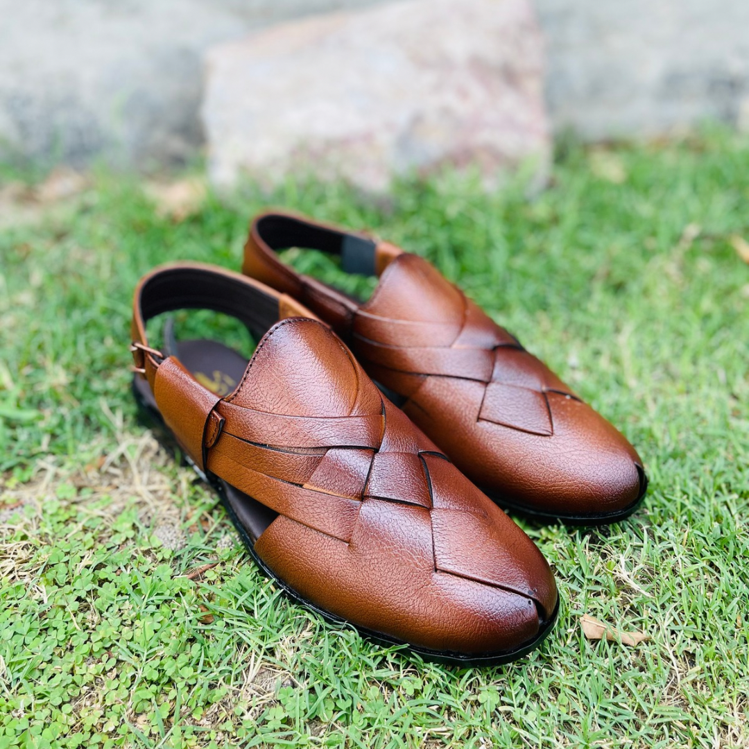 Pure handmade peshawri chappal FF-4019