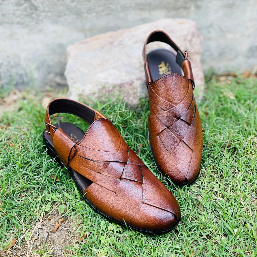 Pure handmade peshawri chappal FF-4019