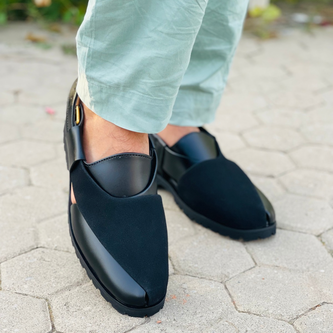 Handmade Suede peshawri FF-401