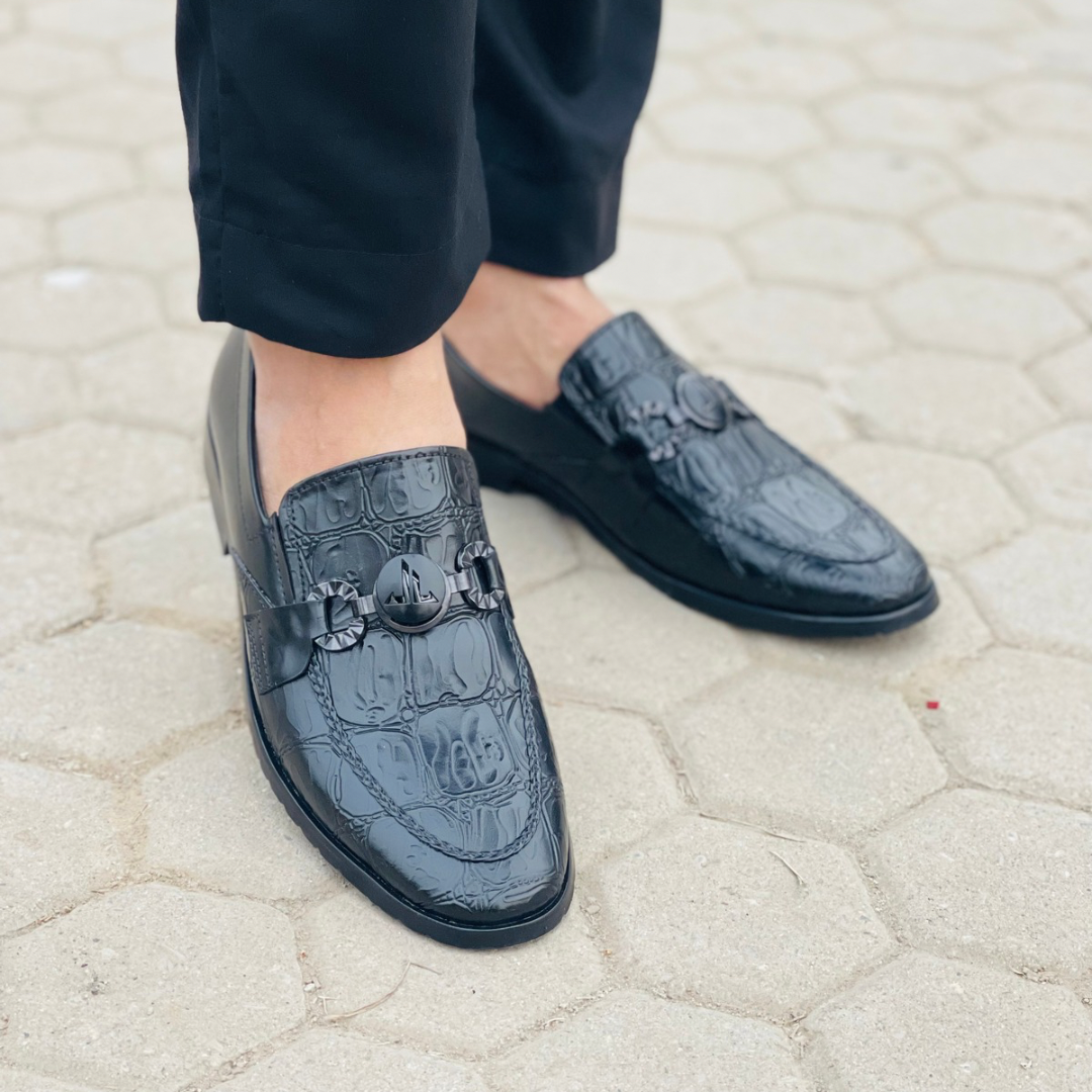 TexTured Black Formal FF-9596