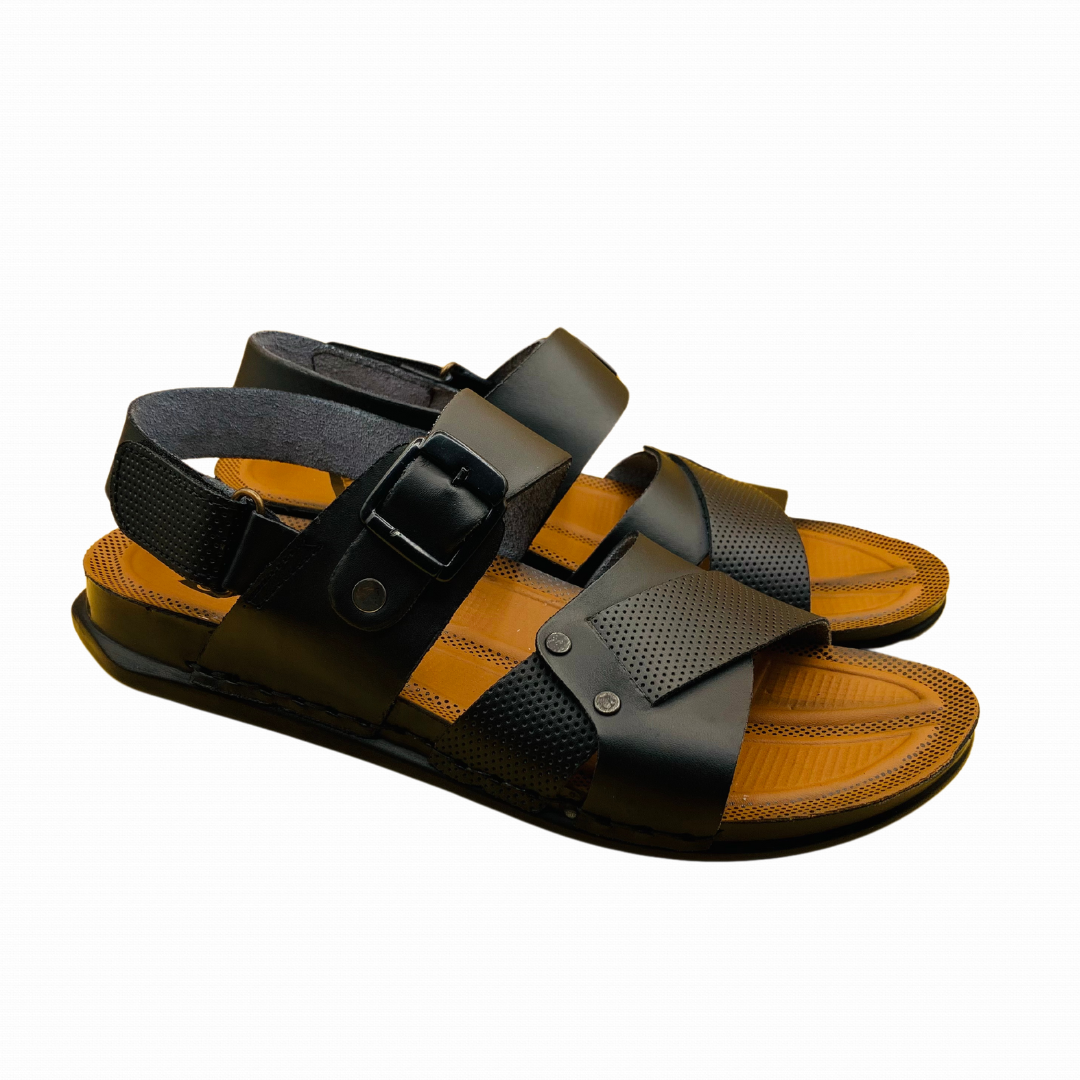 Stride Black Men's Sandals