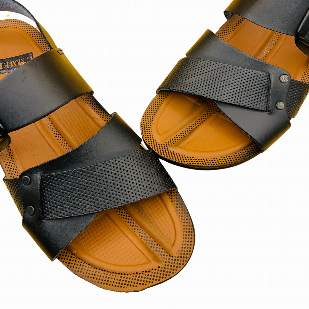 Stride Black Men's Sandals