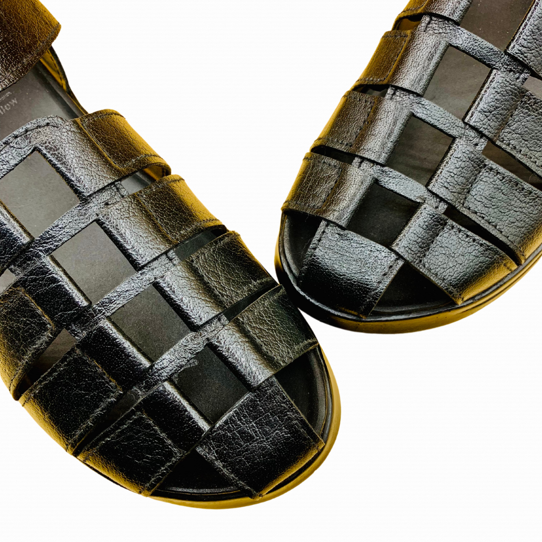 StrideCraft Men's Luxe Leather Sandals"